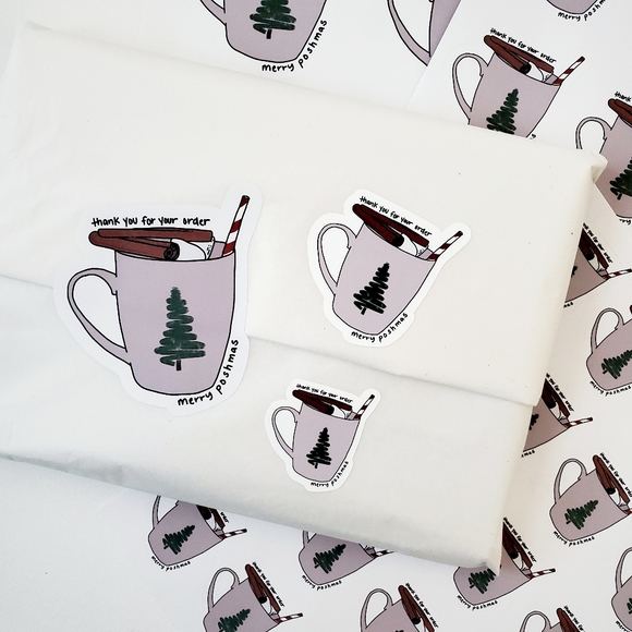 LB053 Merry PoshMas Holiday Sticker [Price Firm] - Picture 6 of 10